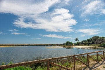 Obraz premium Quinta do Lago landscape, in Algarve, Portugal