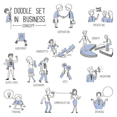 Business concept doodle