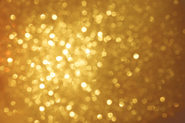 Golden bokeh background
