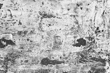 Wall fragment with attritions and cracks