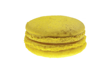 Macaroon isolated on white