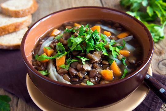 lentil soup (stew)