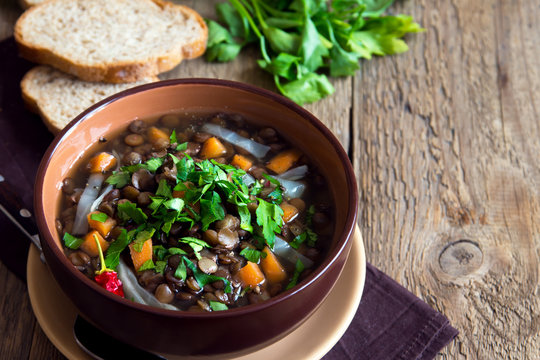 lentil soup (stew)