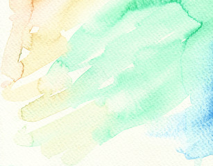 watercolor paint brush stroke abstract background