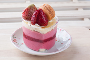 Strawberry cheese cake