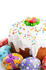 Easter eggs and cakes