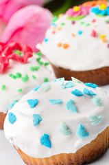 Easter eggs and cakes