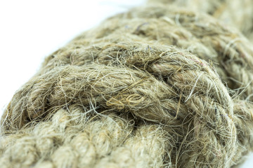 Rope texture with macro view.