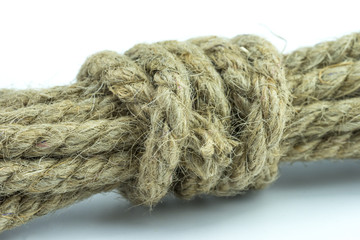 Rope texture with macro view.