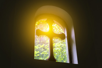 single church window