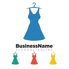 dress logo icon Vector