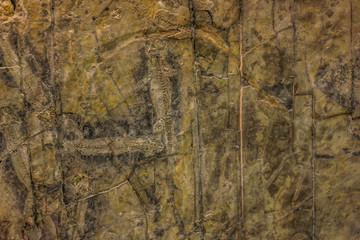 stone with cracks on the surface