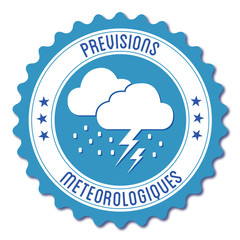 Logo prévisions météorologiques.