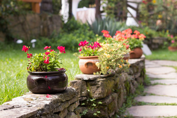 Vintage styled flowers