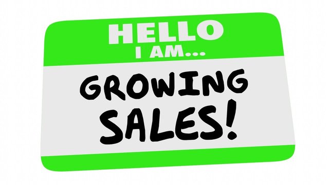 Hello I Am Growing Sales Nametag Sticker Top Selling Results