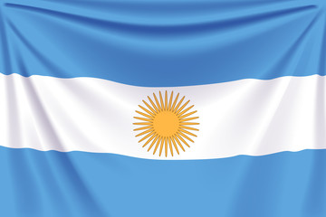 back flag argentina