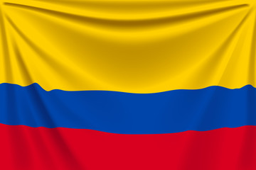back flag colombia