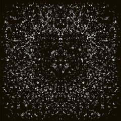 Particles Background. Gray Confetti
