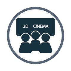 Film screening icon