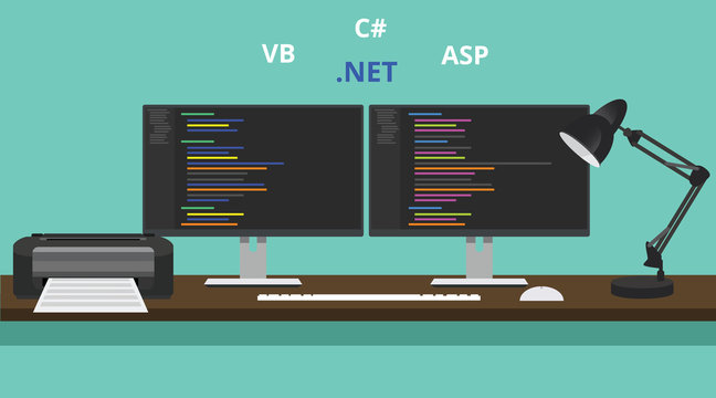 programmer workspace visual studio .net technology asp .net vb visual basic