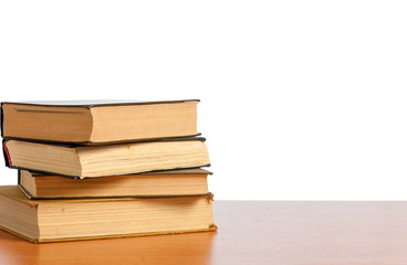 Old books on the shelf