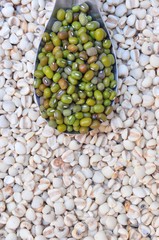 Job's tears and green beans 