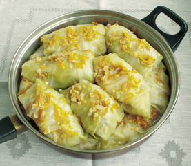 Meerkat standing on the stone