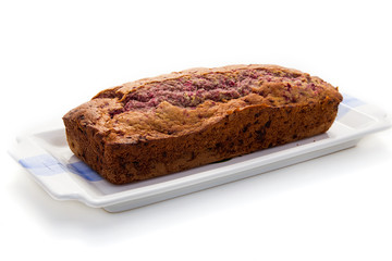 Cake aux fruits rouges