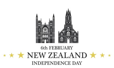 Obraz na płótnie Canvas Independence Day. New Zealand
