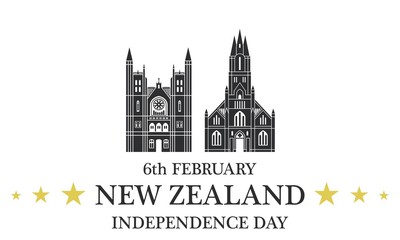 Fototapeta premium Independence Day. New Zealand