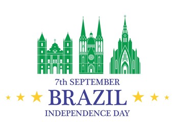 Obraz premium Independence Day. Brazil