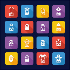 Avatar Icons Set 1 Flat Design 