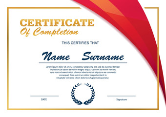 certificate template,diploma layout,A4 size ,vector