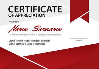 certificate template,diploma layout,A4 size ,vector