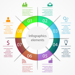 Infographics business elements