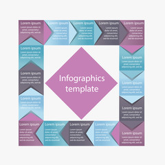 Infographics business template