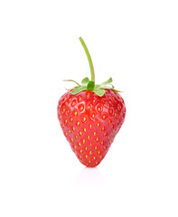Red berry strawberry isolated on white background