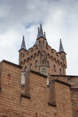 Fototapeta na wymiar Tower of the Hohenzollern castle, Stuttgart, Germany