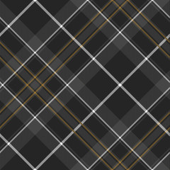 Pride of scotland hunting tartan diagonal seamless pattern