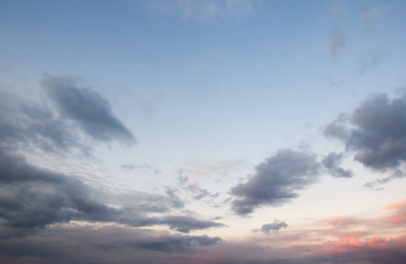 Naklejka na ściany i meble sky with clouds and sun background