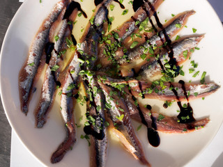 Anchovy tapas