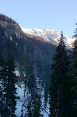 Вершина освещенная солнцем