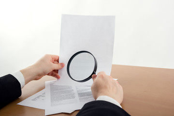 Hands signing business documents. Signing papers. Lawyer, realto