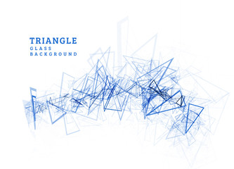 Broken glass vector background 