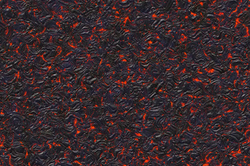 solidified hot lava texture of eruption volcano