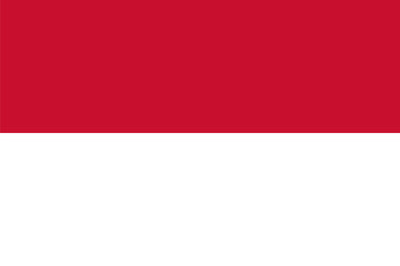 Standard Proportions for Indonesia Flag