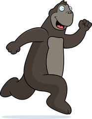 Gorilla Running