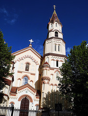 Fototapeta na wymiar St. Nicholas Church in Vilnius.