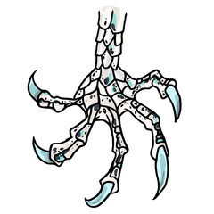 Dragon or monster paw