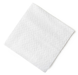 White paper napkin